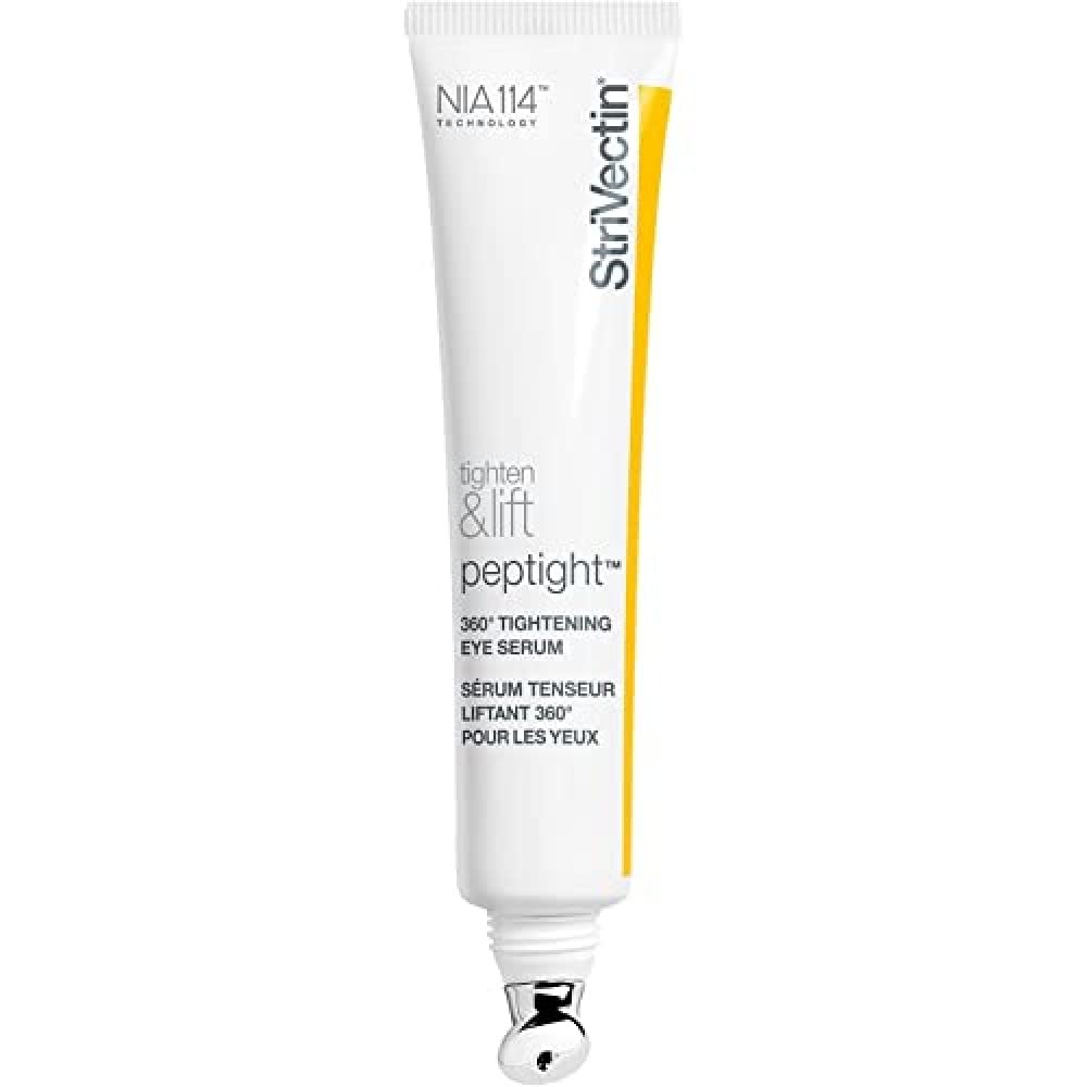 StriVectin front packaging showing serum tube and branding for quick purchase benefit