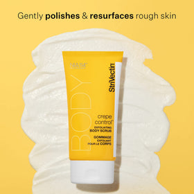 StriVectin close-up of scrub texture revealing gentle exfoliant particles
