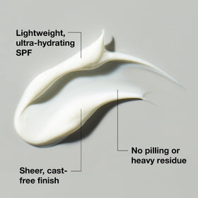 StriVectin lotion texture close-up showing ultra-sheer hydrating finish