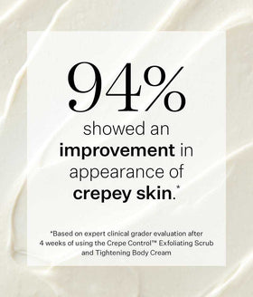 StriVectin creamy texture swipe demonstrating lightweight hydration
