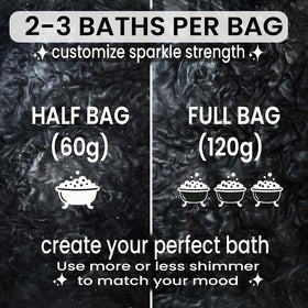 Stsfybaths lifestyle bathroom scene with bath bomb and towel showing relaxing soak