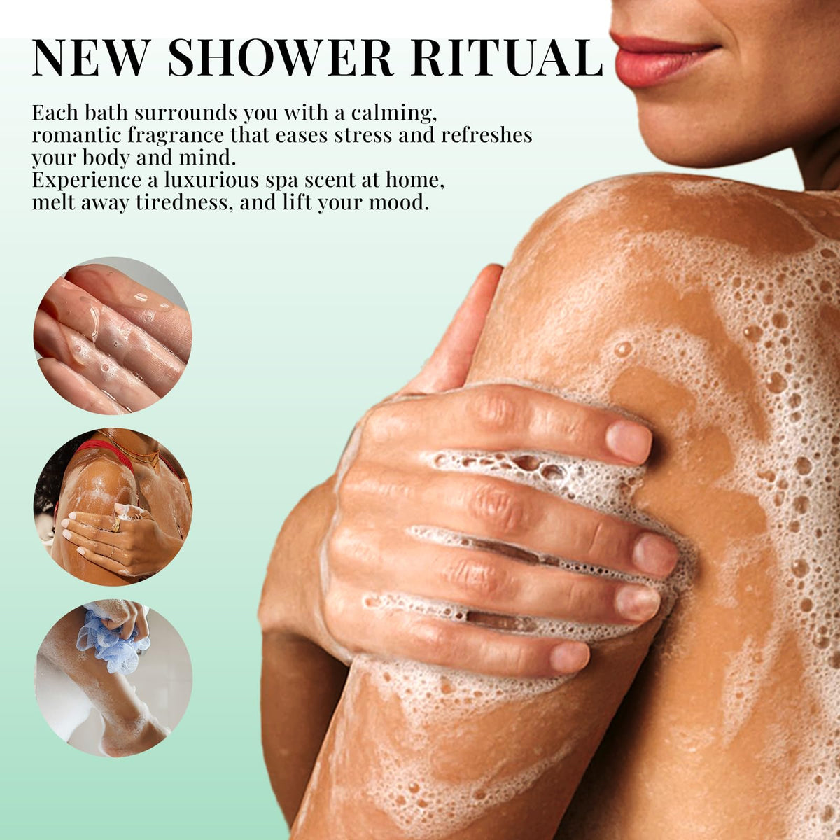 Sttes closeup of silky oil texture demonstrating moisturizing effect