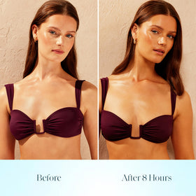 St.Tropez after-tan close-up showing even golden finish benefit