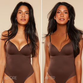 St.Tropez before and after legs showing dramatic olive-toned results