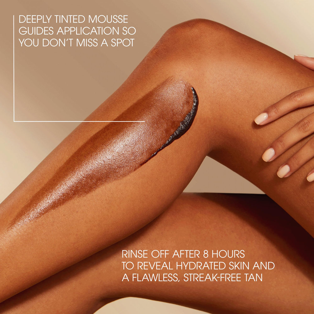 St.Tropez bottle label detail highlighting professional-strength formula