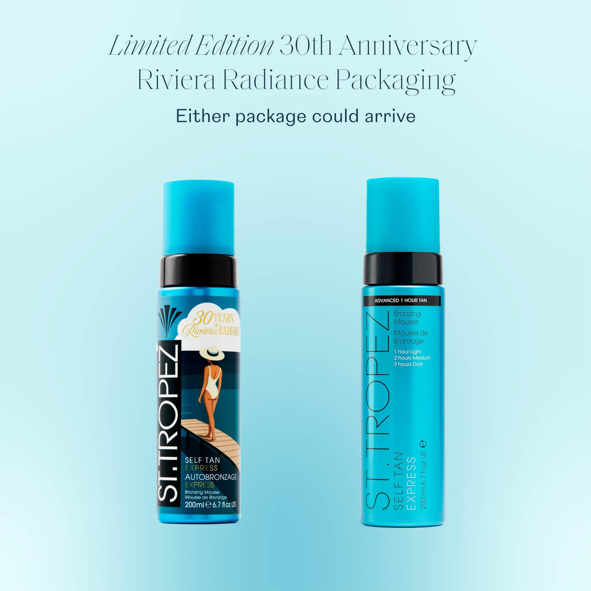 St.Tropez mousse texture close up illustrating light, fast-drying foam for even coverage