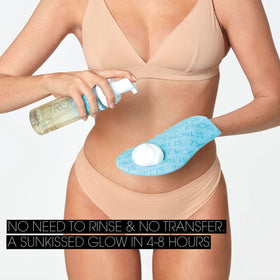 St.Tropez placed on bathroom counter in lifestyle setting for easy routines
