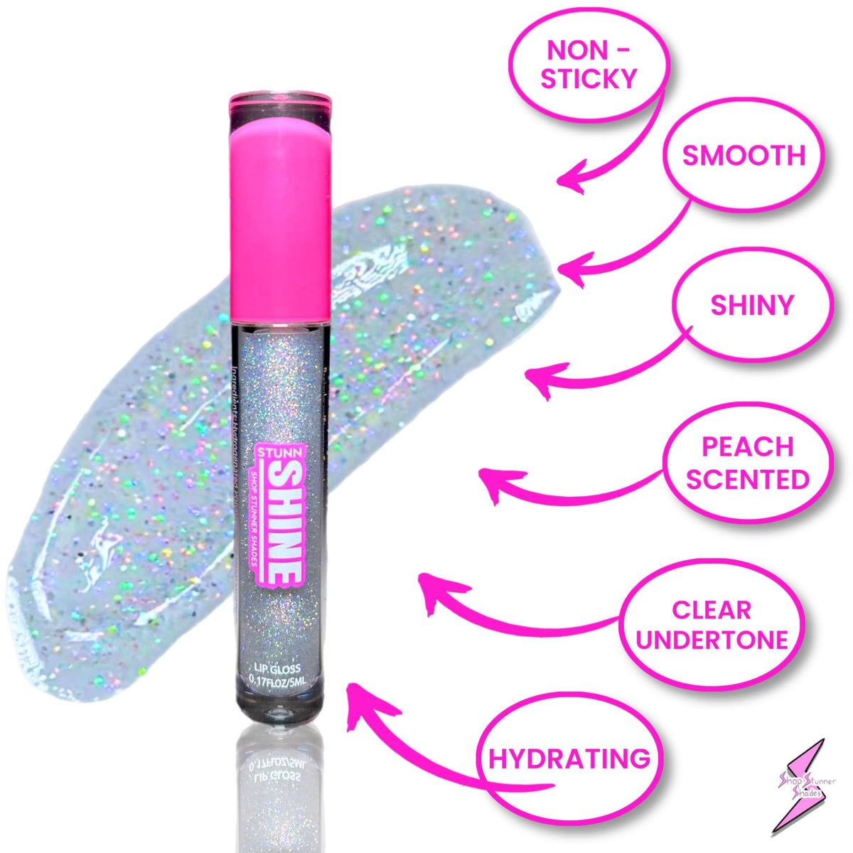 Shop Stunner Shades with coconut oil visual emphasizing conditioning and softening benefits