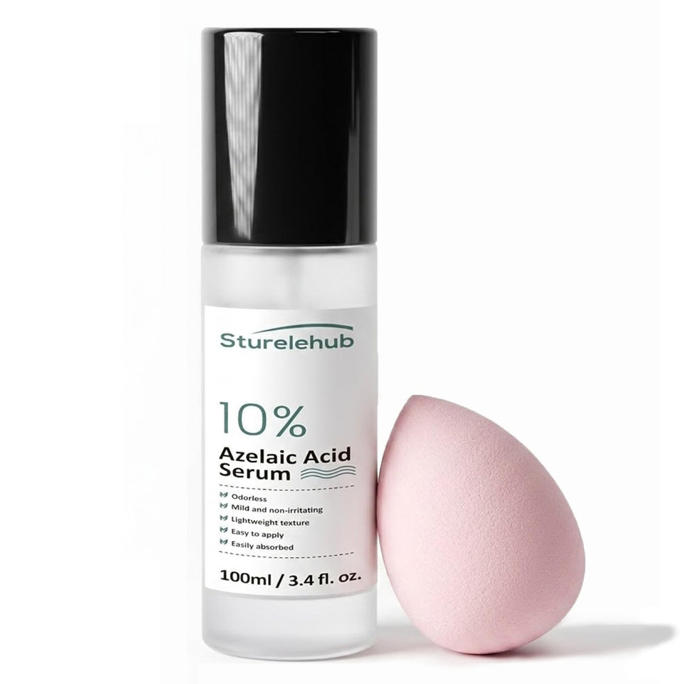 Sturelehub front bottle view showing label and clear formula benefit calming skin