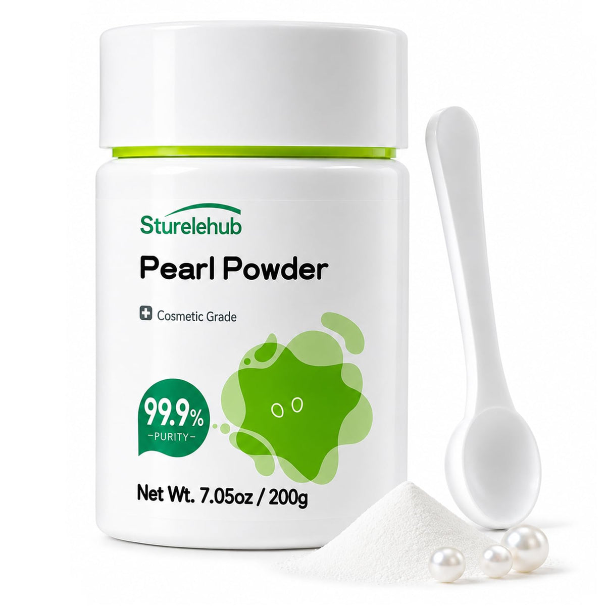 Sturelehub front packaging showing jar and powder for clear identification and use benefit