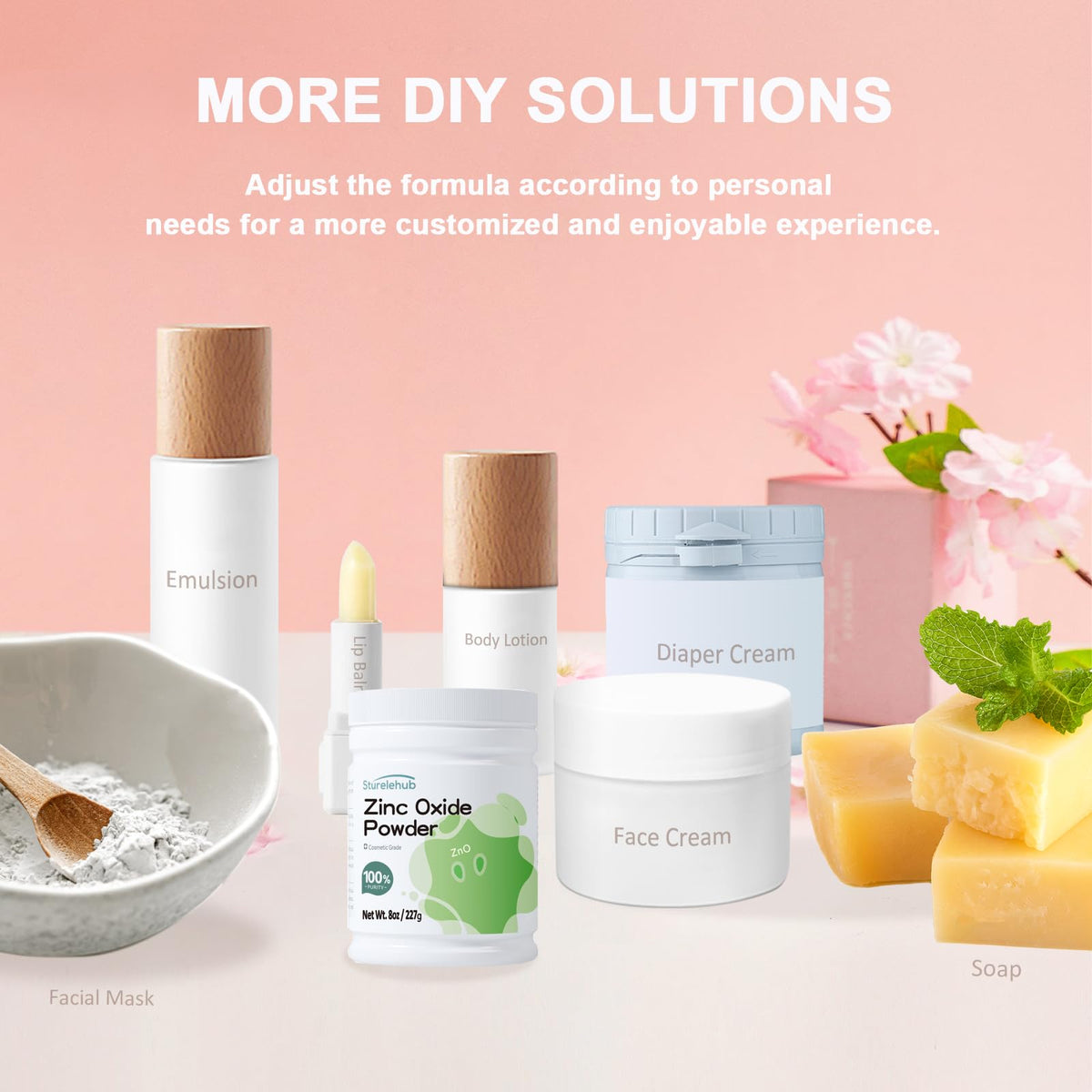 Sturelehub jar on bathroom shelf suggesting DIY skincare routine organization