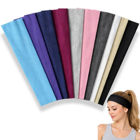 Styla Hair front pack view showing ten headbands and practical value
