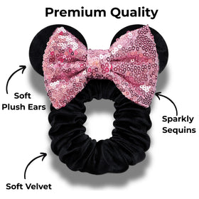 Styla Hair scrunchie worn in a high ponytail showing fun everyday styling
