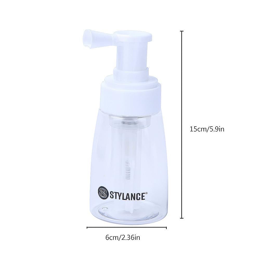 STYLANCE transparent body displaying remaining powder for easy refills