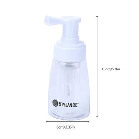 STYLANCE transparent body displaying remaining powder for easy refills