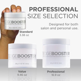 Style Factor used in salon-style setting demonstrating polished shine and professional hold