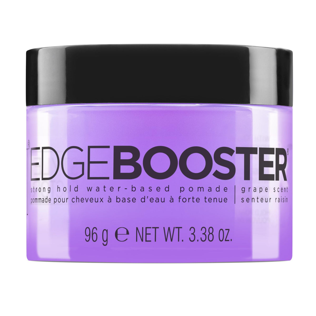 Style Factor front jar showing grape scented label and strong hold benefits