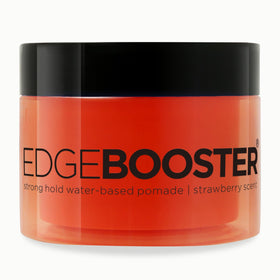 Style Factor front jar showing product and strawberry scent for glossy edges