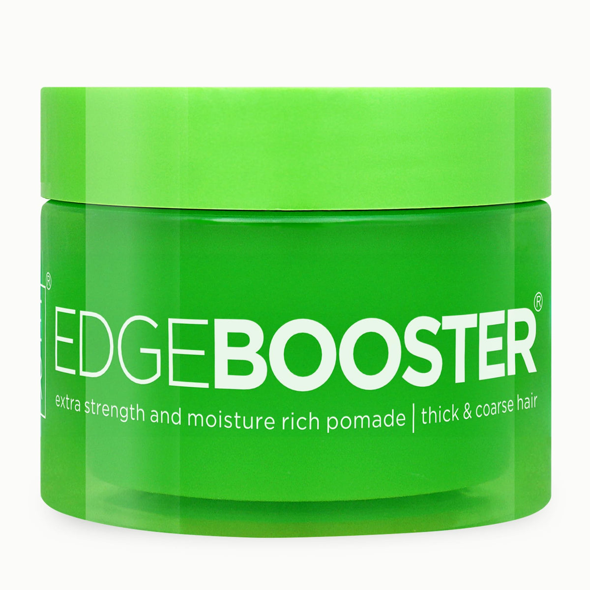 Style Factor front packaging emerald jar showing product name and strong hold benefit