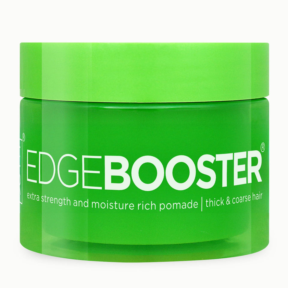 Style Factor front packaging emerald jar showing product name and strong hold benefit