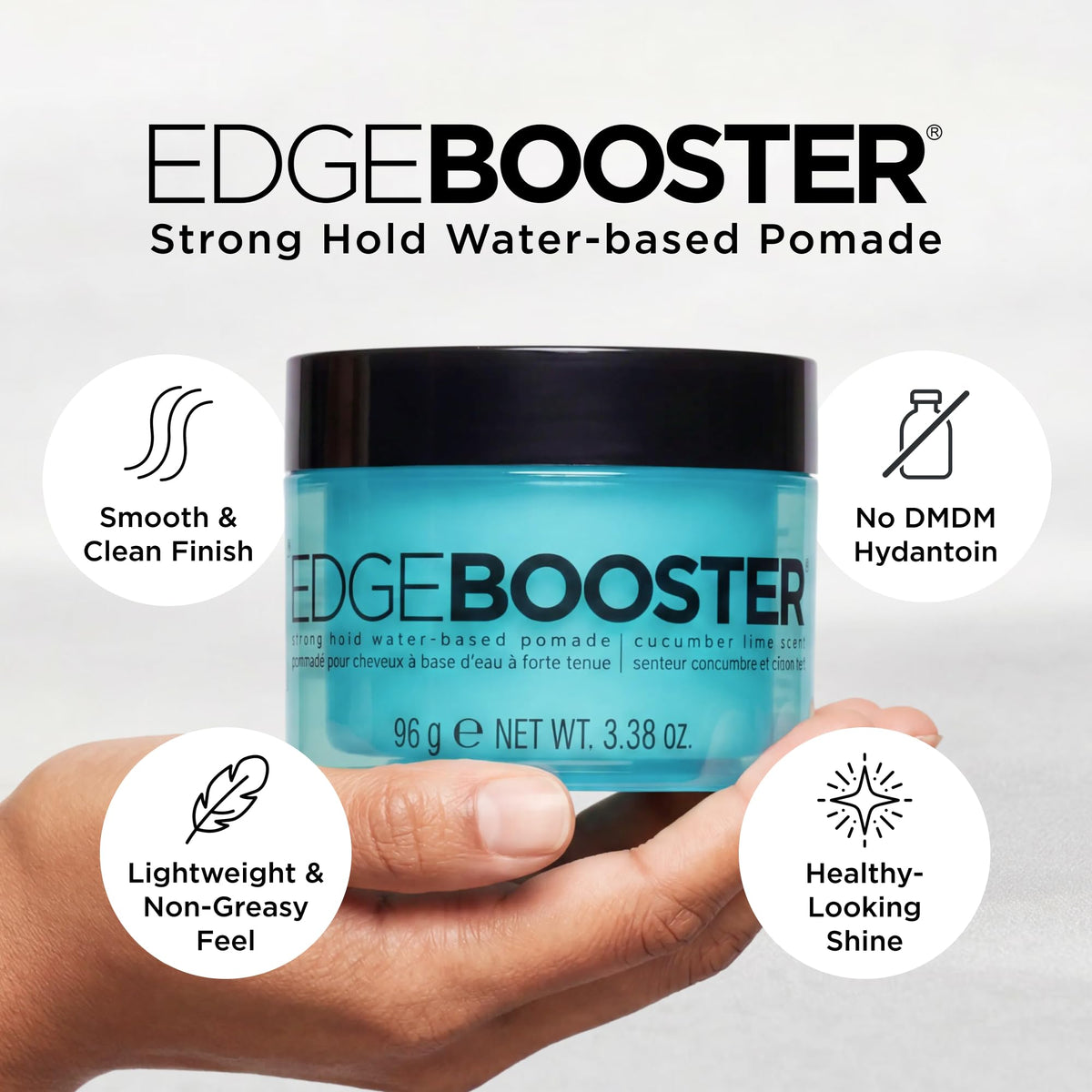 Style Factor open jar close-up of creamy pomade texture with argan oil sheen for nourishment