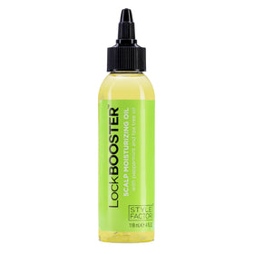 Style Factor front bottle view showing product and clear branding for scalp hydration