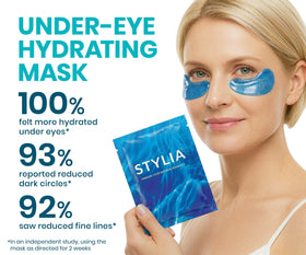 Stylia serum texture close-up highlighting hydrating formula and shine