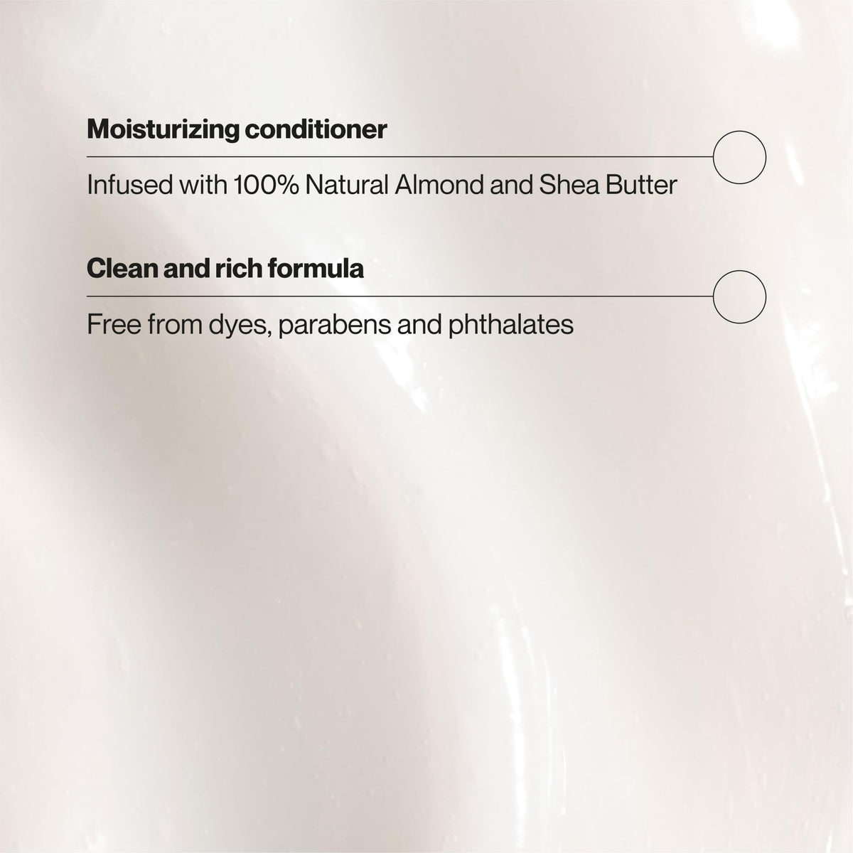 Suave creamy conditioner texture close-up for rich hydration