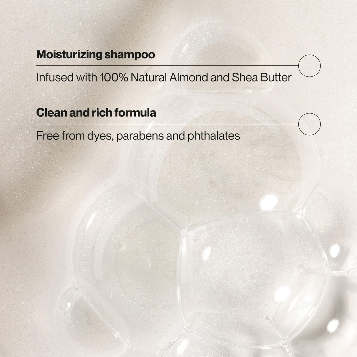 Suave creamy shampoo texture close-up showing rich, moisturizing formula