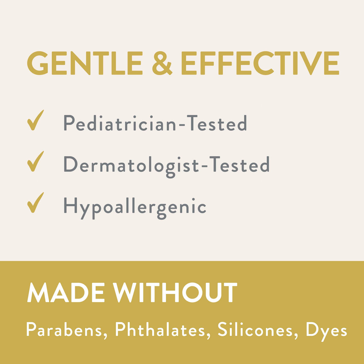 Suave Baby application in hands demonstrating gentle styling and control