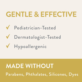 Suave Baby application in hands demonstrating gentle styling and control