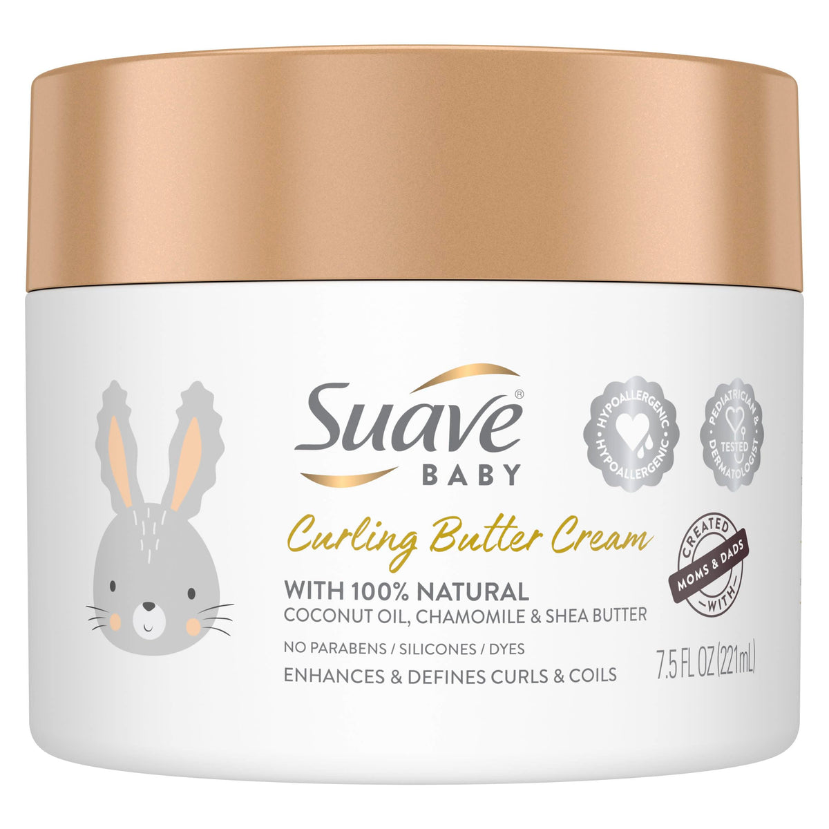 Suave Baby front jar showing label and 7.5 oz size benefits