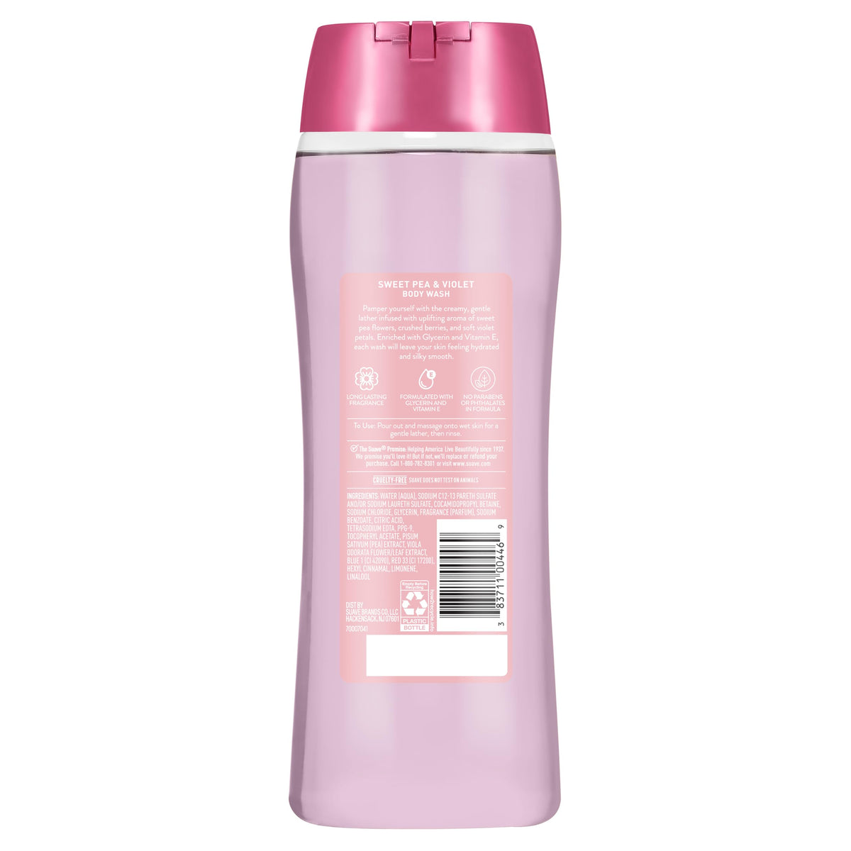 Suave bottle on bathroom shelf adding affordable spa-like look