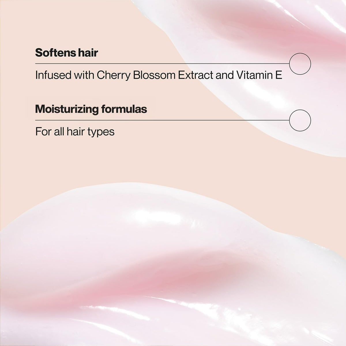 Suave conditioner back label showing ingredients and usage directions