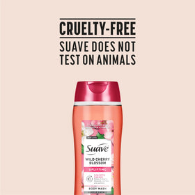 Cherry blossom representation with Suave scent notes illustrating floral fragrance