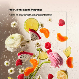 Close-up foam lather from Suave clarifying shampoo demonstrating rich gentle cleanse