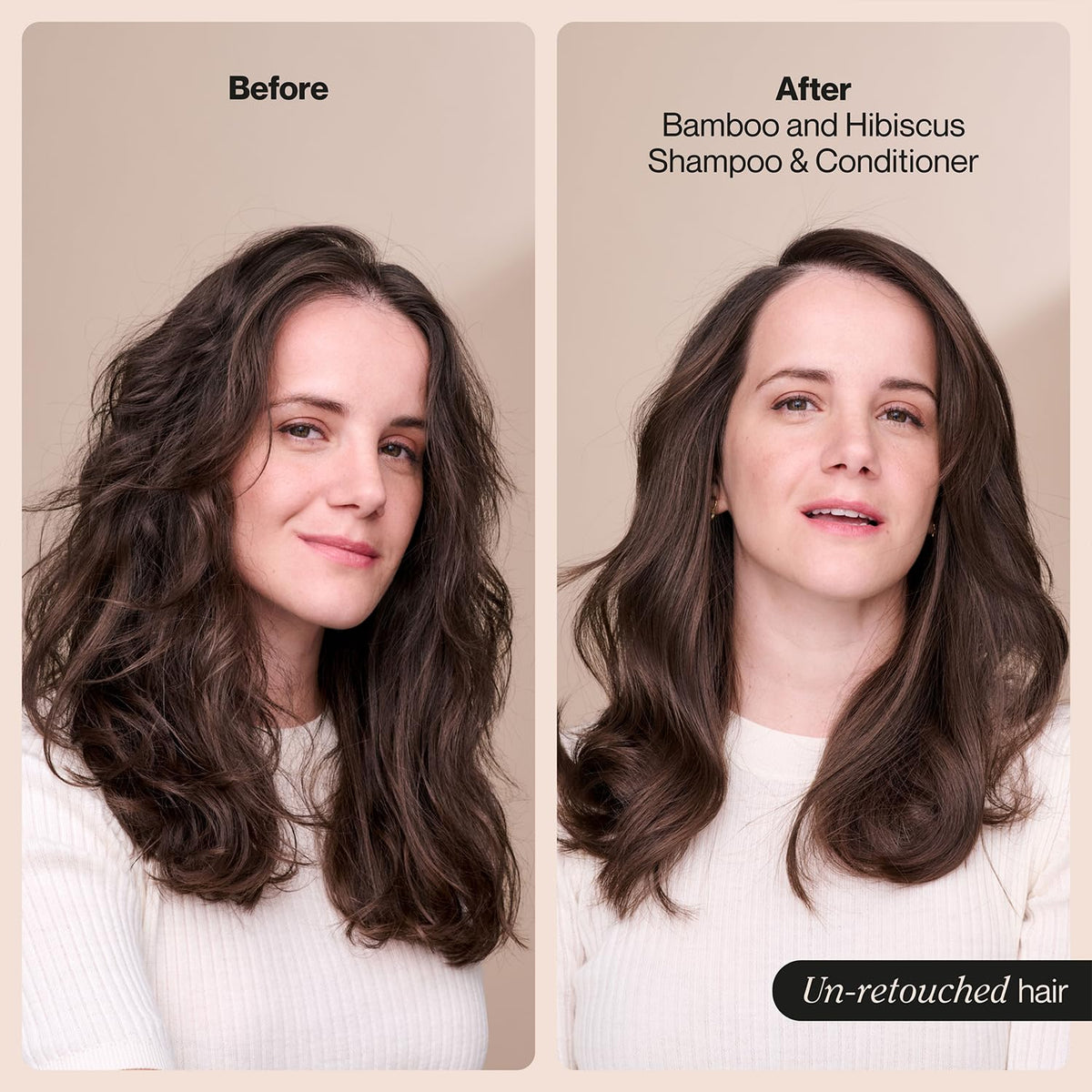 Suave conditioner dispensing detail for lightweight conditioning benefit