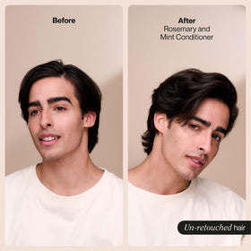 Suave conditioner dollop on hand demonstrating smooth moisturizing slip