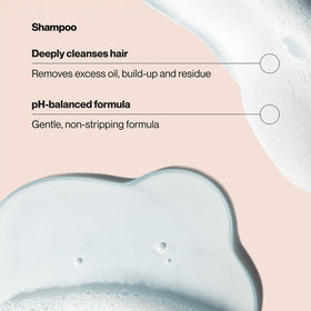 Suave shampoo and conditioner side-by-side showing value and dual-action care