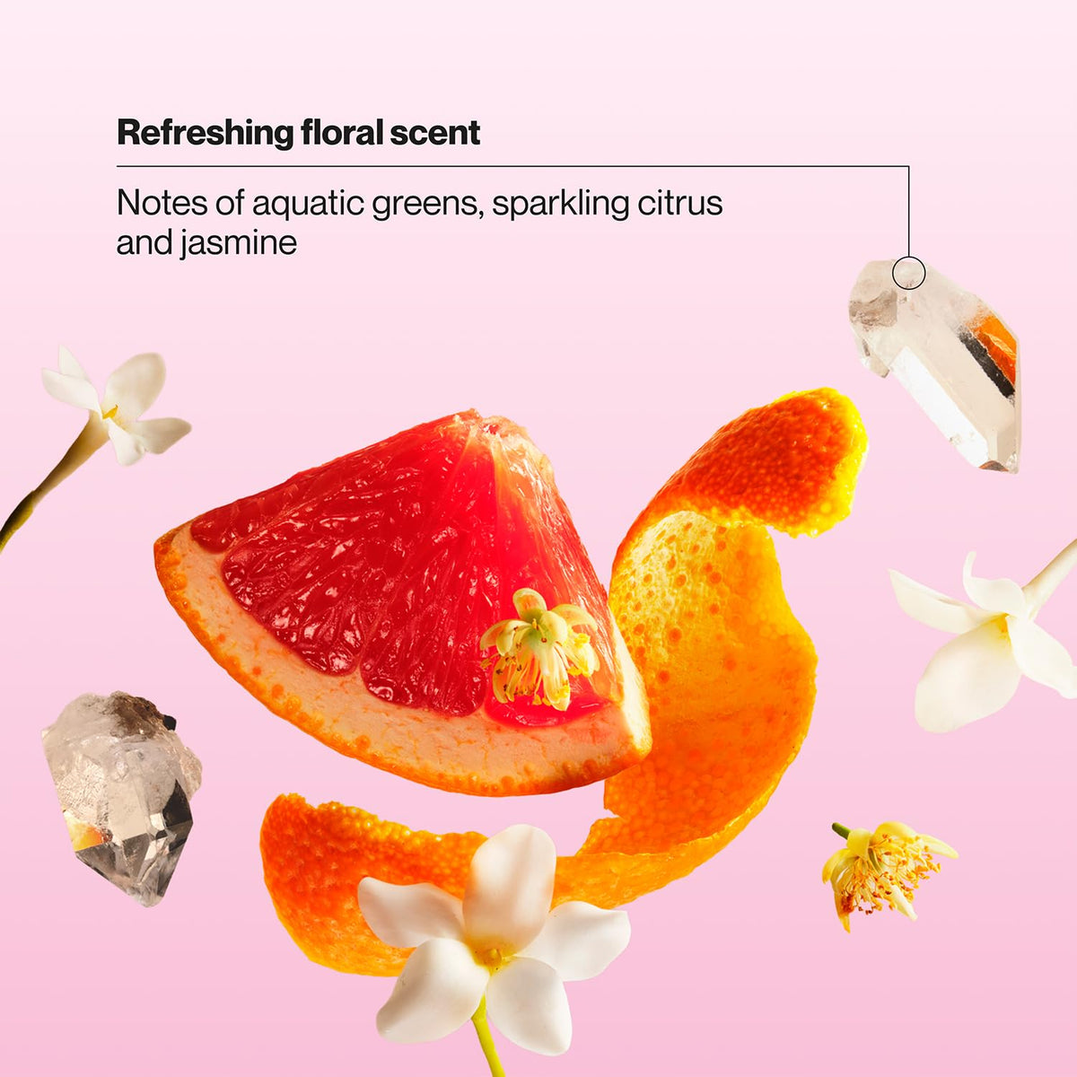 Suave extra hold mousse next to hand showing 9 oz size for scale and travel convenience
