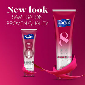 Close-up of translucent gel texture highlighting Suave smooth non-sticky finish