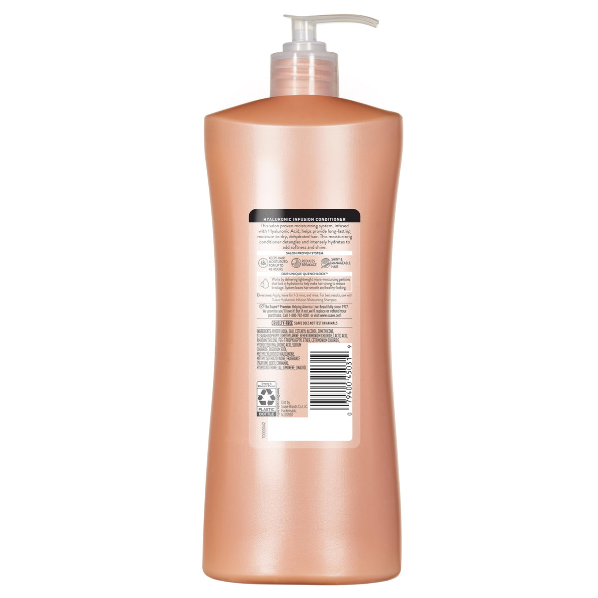 Suave hyaluronic in a shower setting showing refreshing fragrance experience