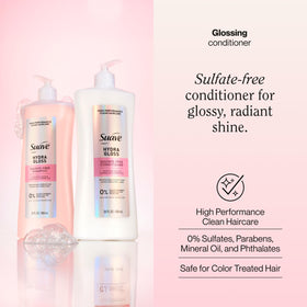 Suave back label close-up highlighting ingredients and usage benefits