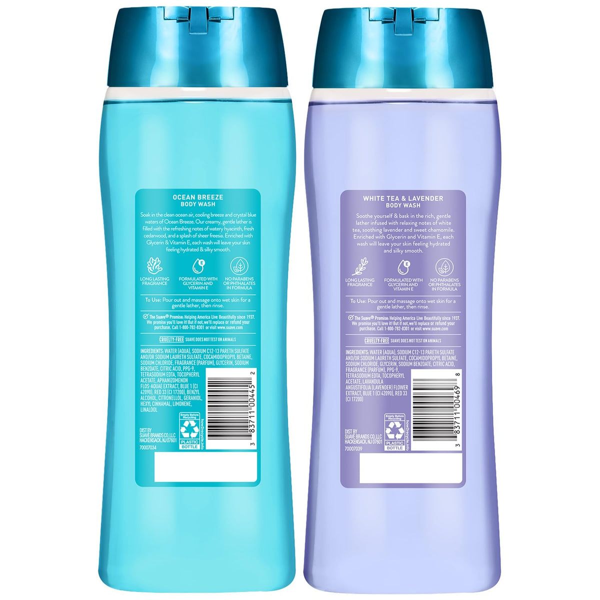 Suave Fresh Blend Oil Essence droplet on leaf showing hydration-focused benefit