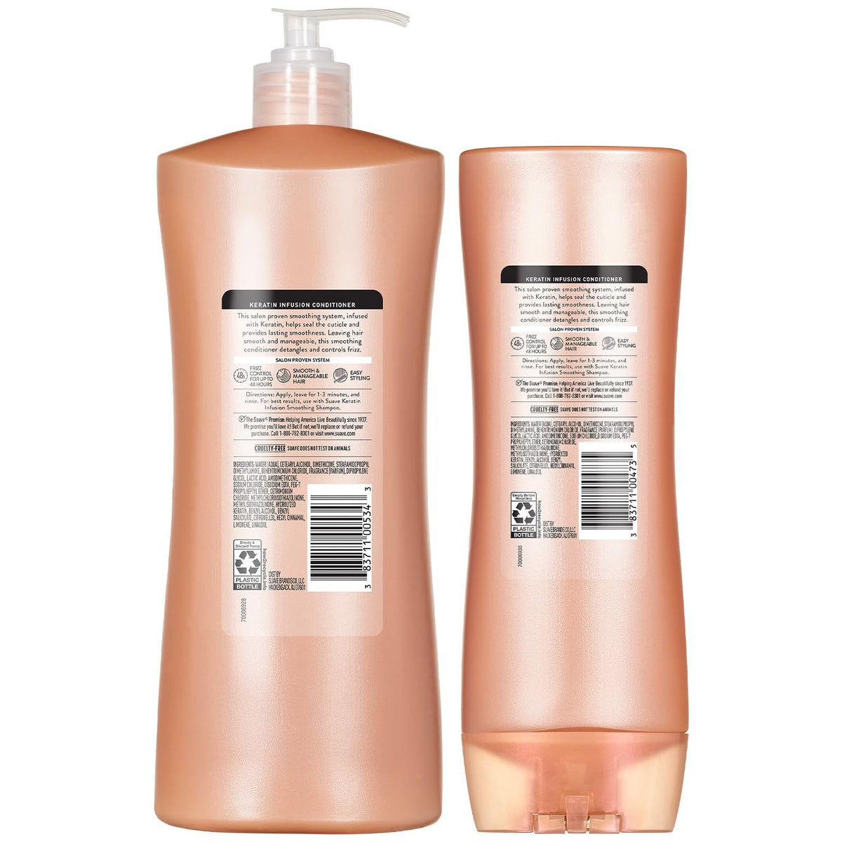 Suave bottles styled on bathroom shelf for a polished routine aesthetic