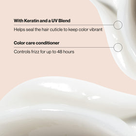 Suave keratin infusion pump dispensing conditioner for easy everyday use