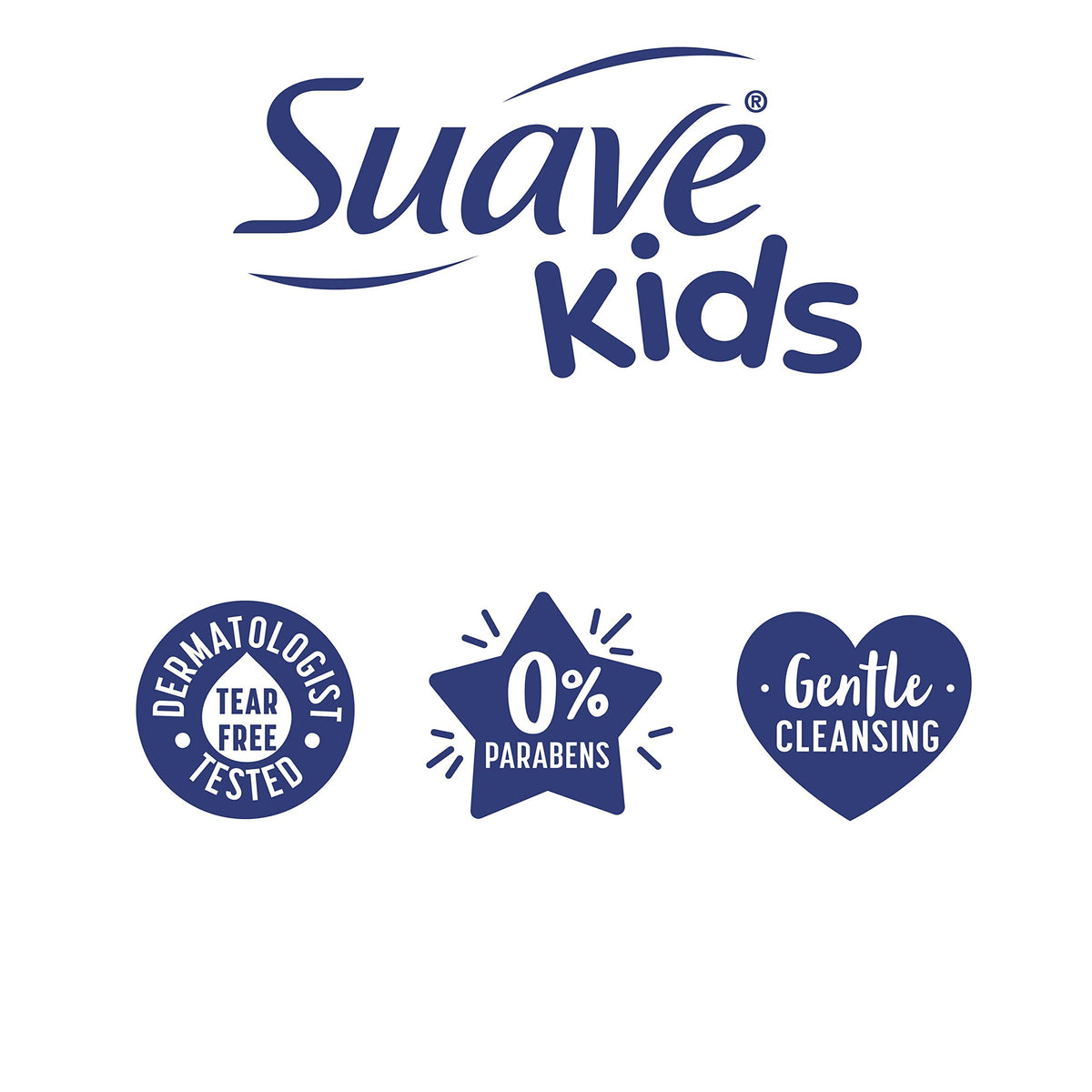 Suave Kids bottle staged in family bathroom for convenient use