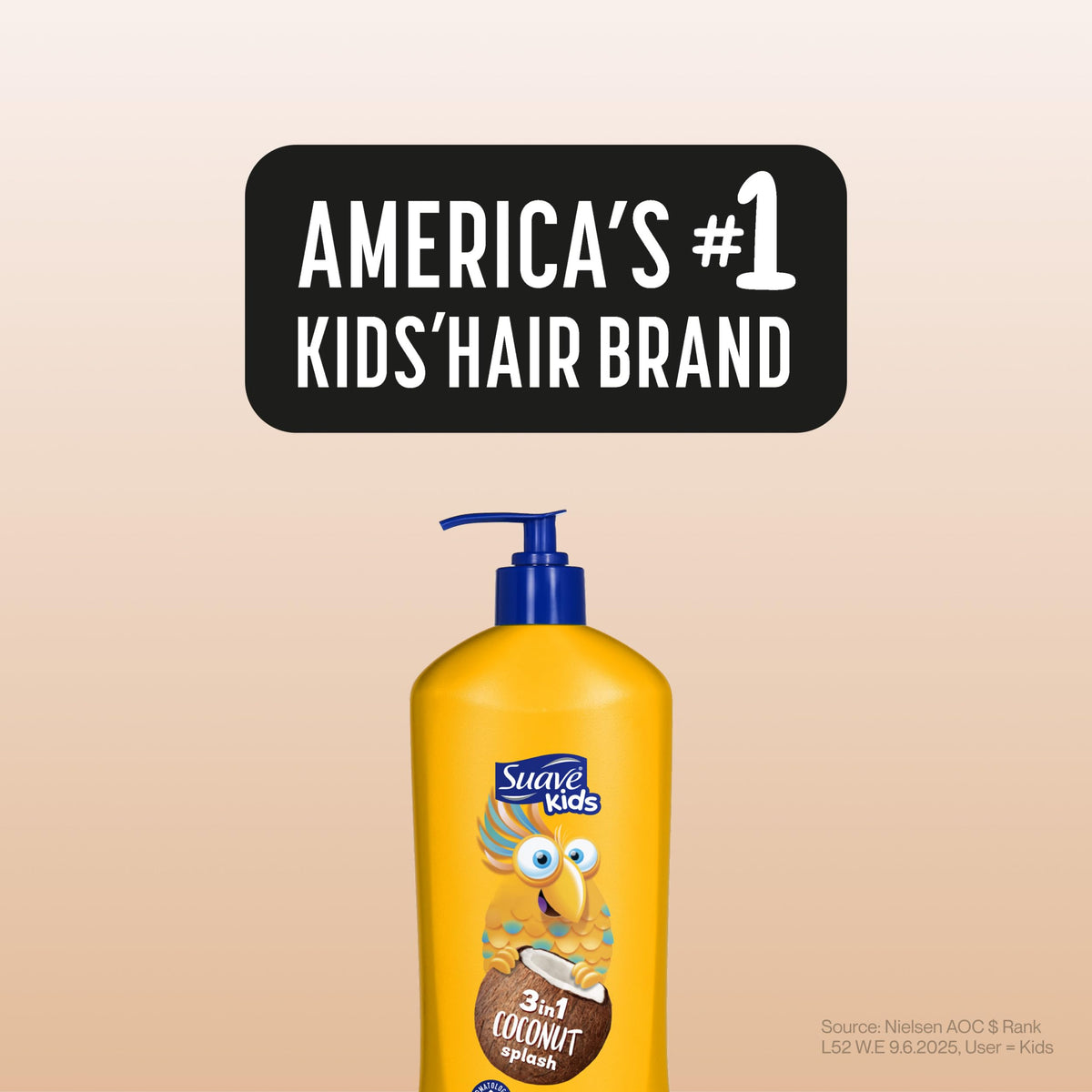 suave kids group pack box displaying six 18 oz bottles for long-lasting supply