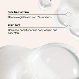 suave kids pour texture creating gentle lather to clean and condition hair