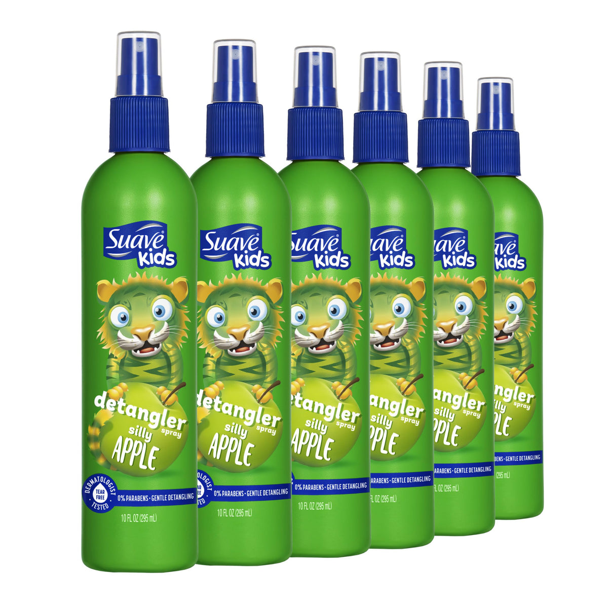 Suave Kids front packaging showing bottle and apple scent benefit